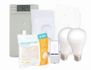 Image of energy conservation kit components